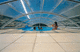 abri de piscine mi-haut