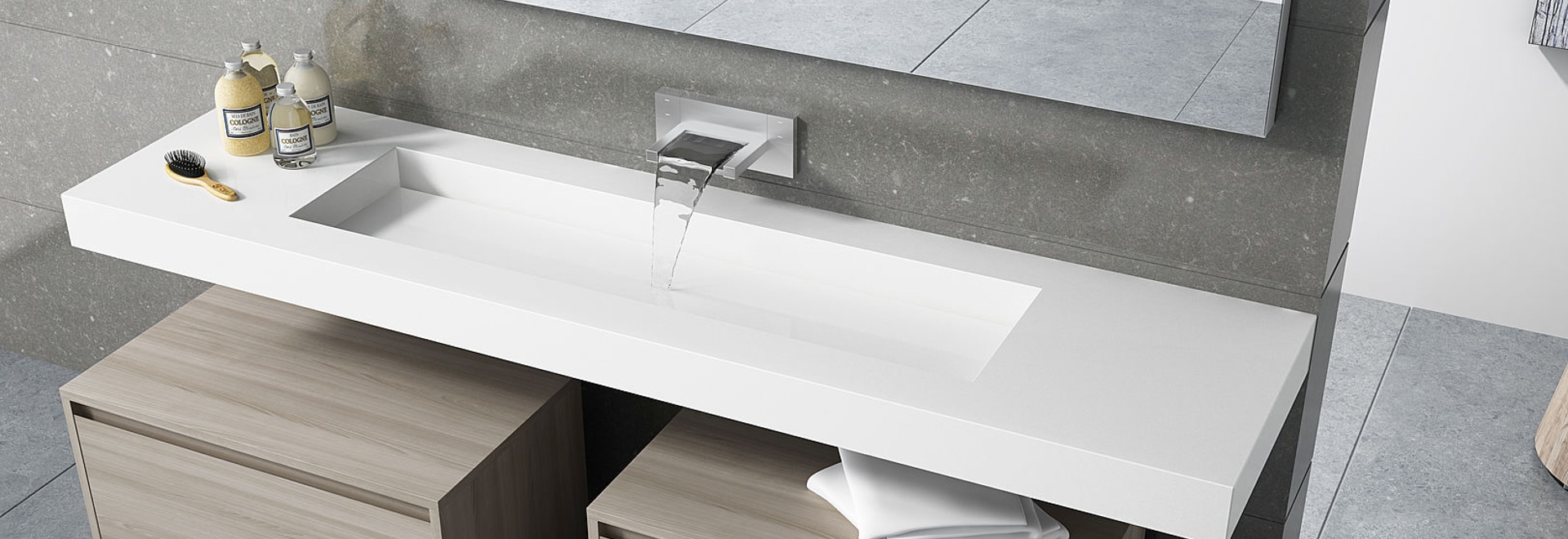 Meuble Salle De Bain Gomez ~ cosentino largit sa collection pour la salle de bains avec deux Meuble Salle De Bain Gomez ~ cosentino largit sa collection pour la salle de bains avec deux