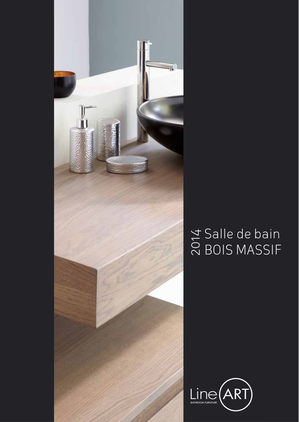 Salle de bain bois massif 2014 line art catalogue pdf ...