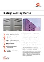 Kalzip wall systems product 