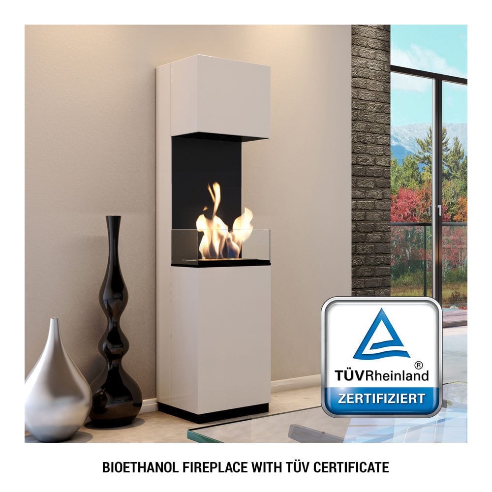 Cheminée au bioéthanol SIERRA/TUV KRATKI.PL MAREK BAL contemporaine / à foyer ouvert / à 3
