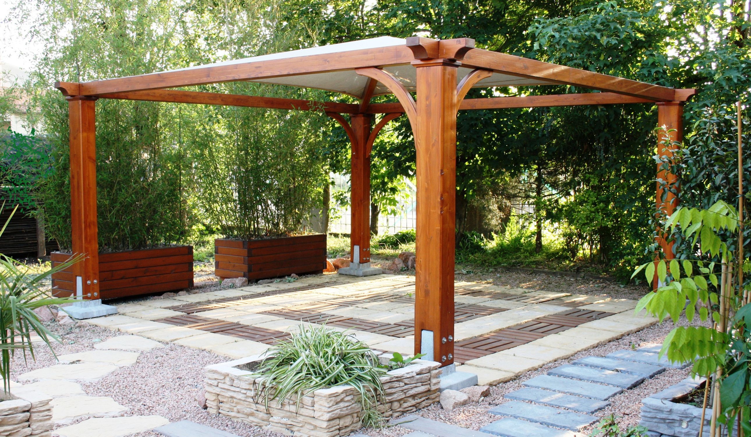 Gazebo en bois VELA Proverbio Outdoor Design