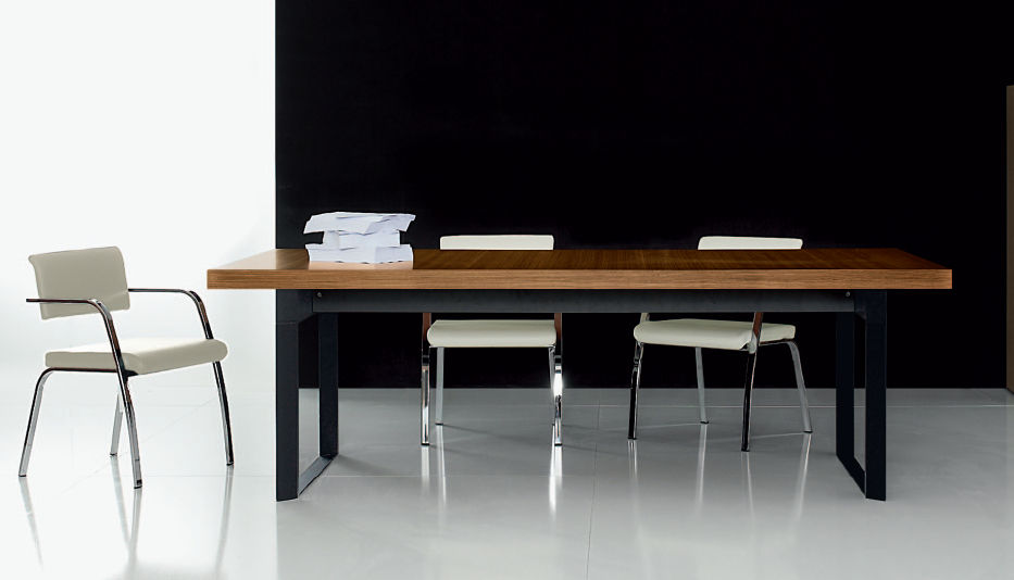 Table de réunion contemporaine SIMPOSIO NEWFORM Ufficio en bois