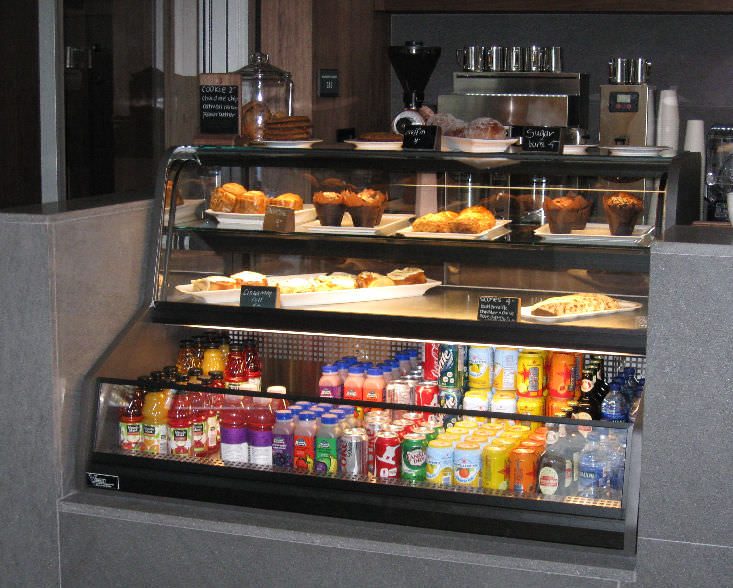 Vitrine réfrigérée comptoir GRAB N GO COMBO Vega pour commerce