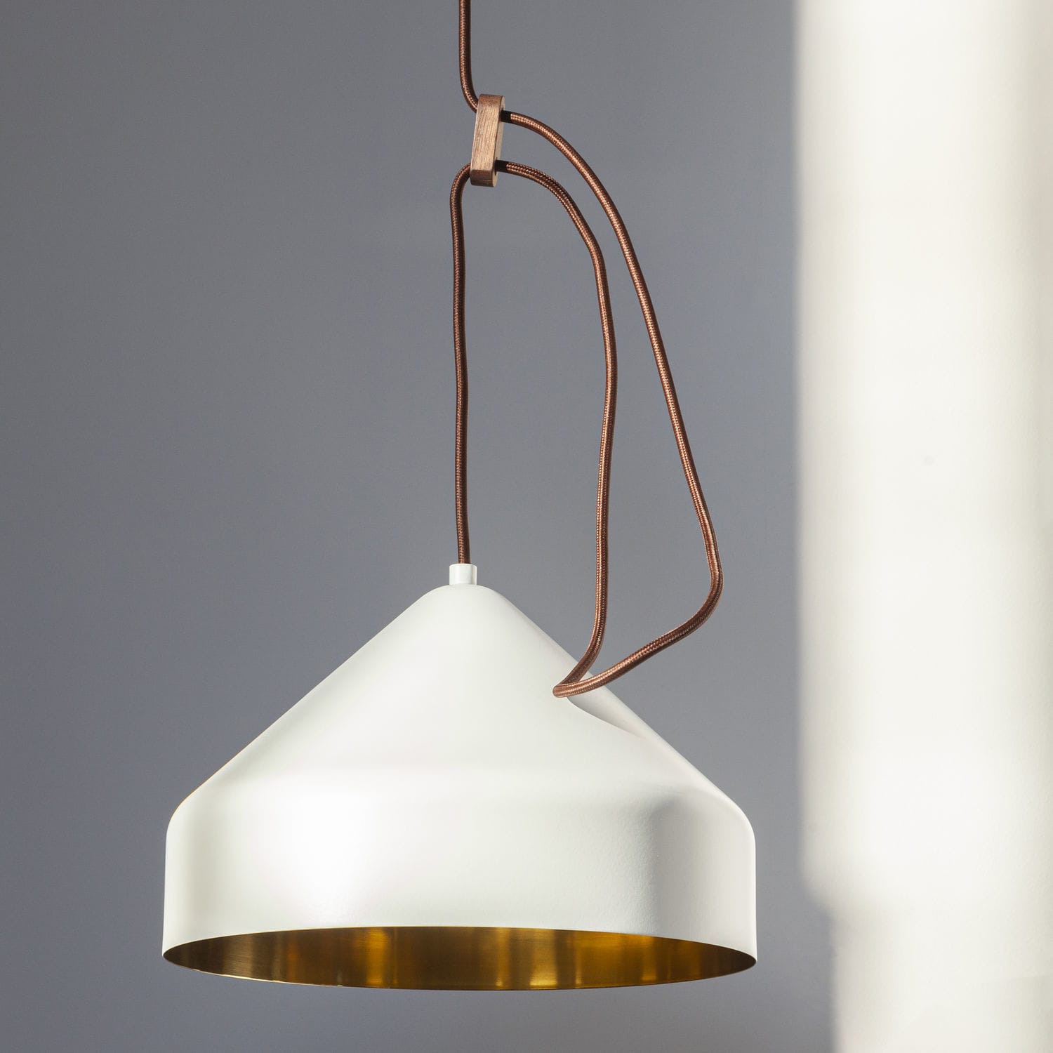 Suspension Metal, design industriel, couleur cuivre