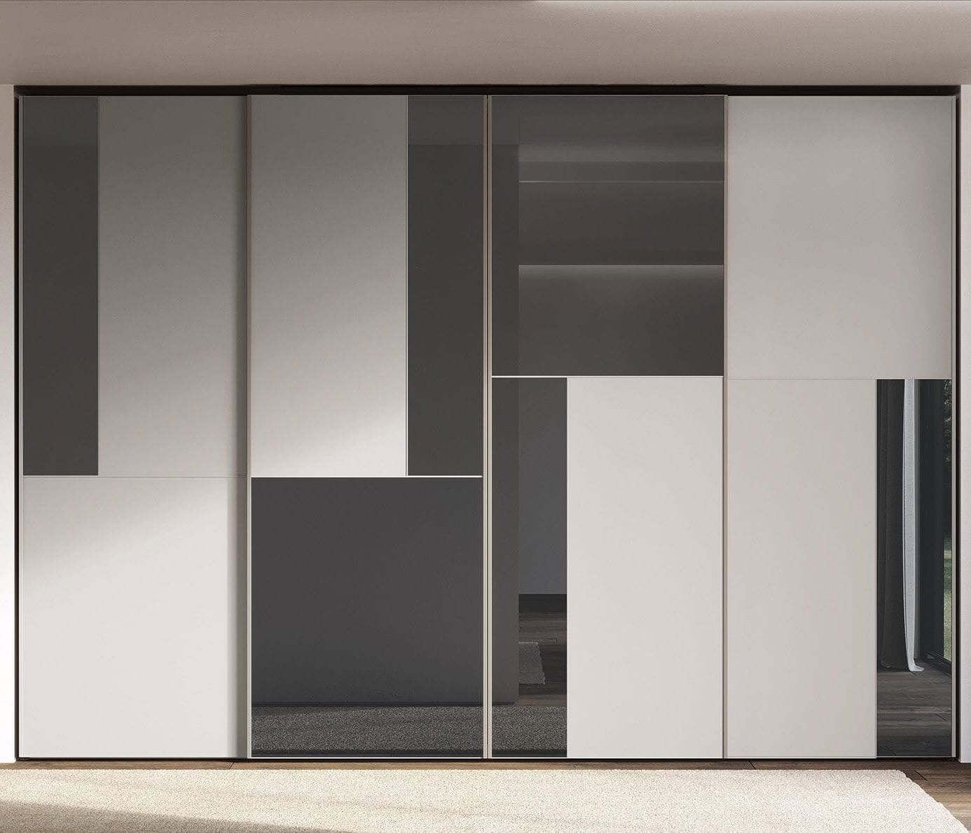 Armoire murale OTTO Febal Casa contemporaine / en mélaminé / à