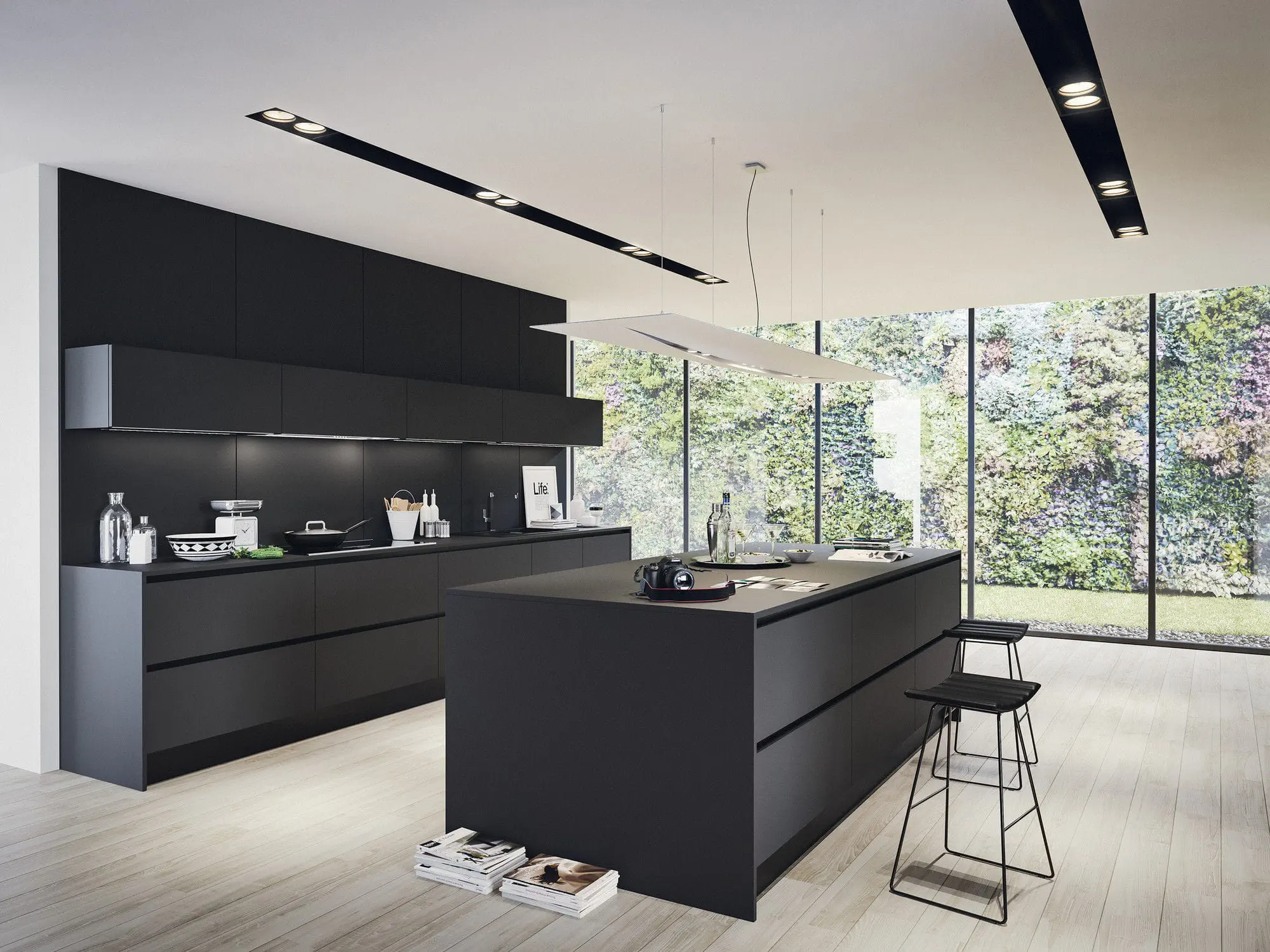Cuisine contemporaine - LAMINA 1.0 - Record Cucine - en stratifié