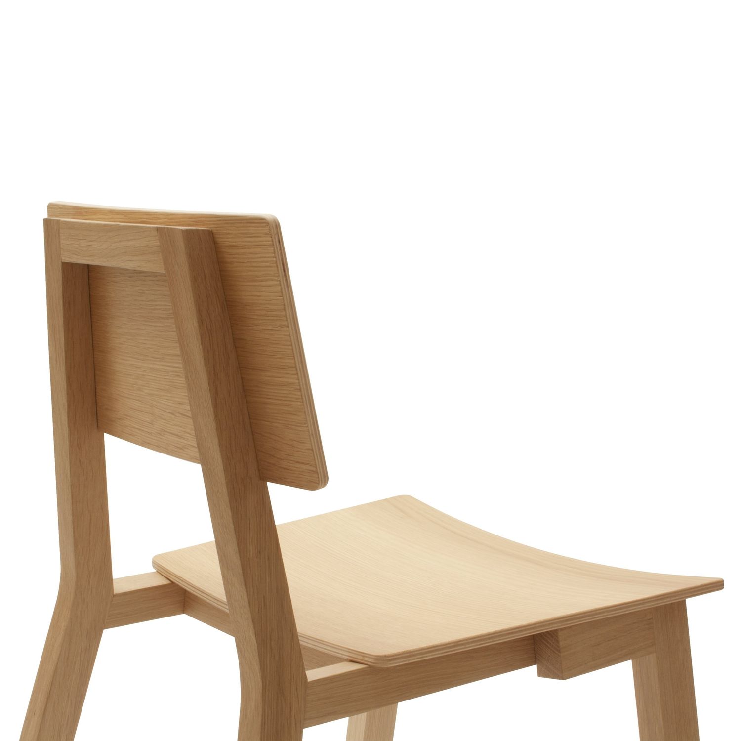 Chaise de bar contemporaine CATWALKER SPELL en chêne / en