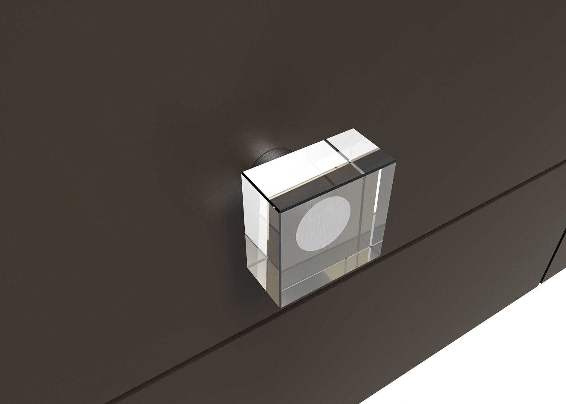 Poignée de meuble en cristal GUIDERO_CRYSTALFURNITURE_PULL_SQUARE