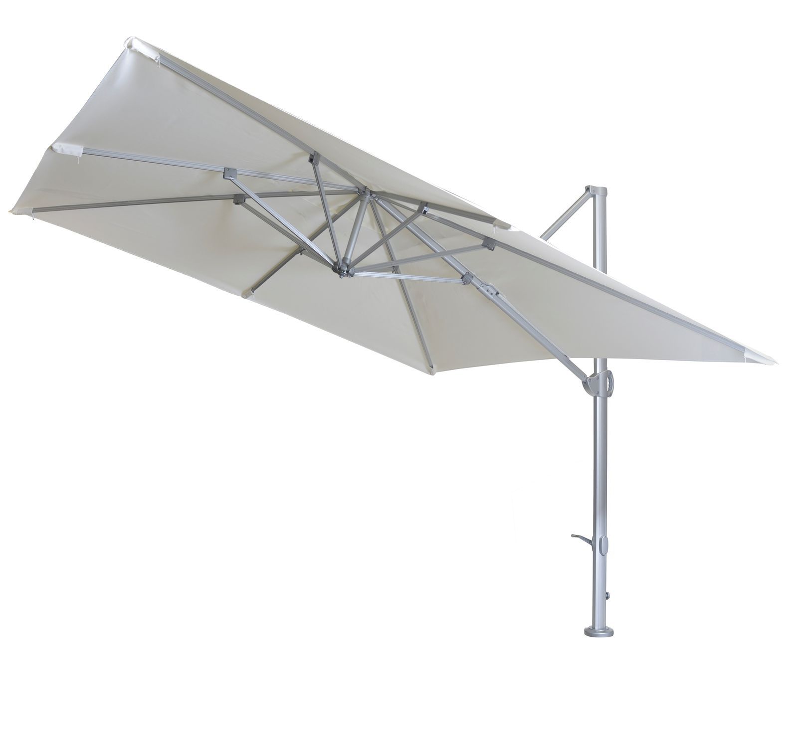 Parasol carré NOAH Max Luuk orientable / déporté / en toile