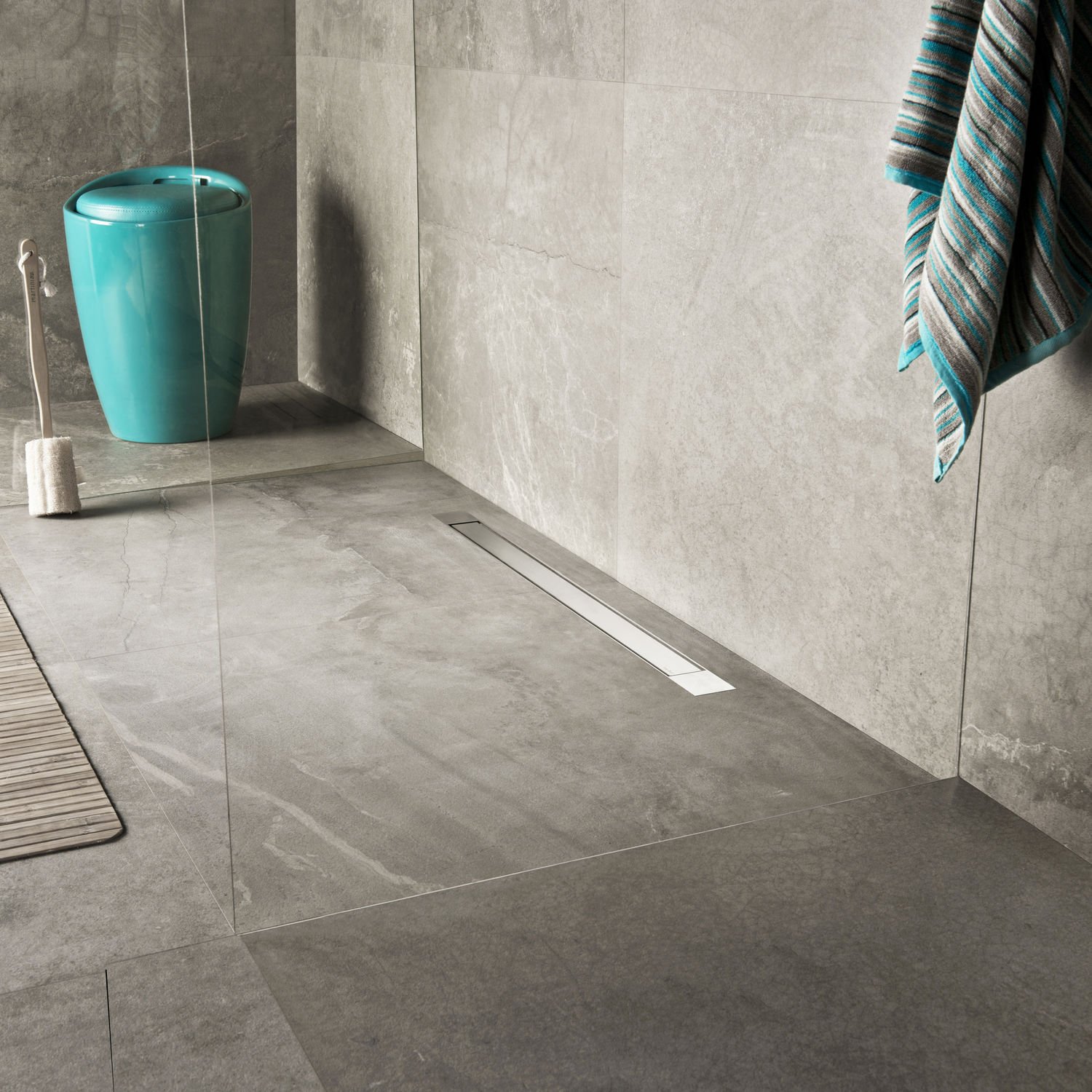 Caniveau De Douche En Acier Inoxydable Brossé   BD 50 Z 28   ESS Easy