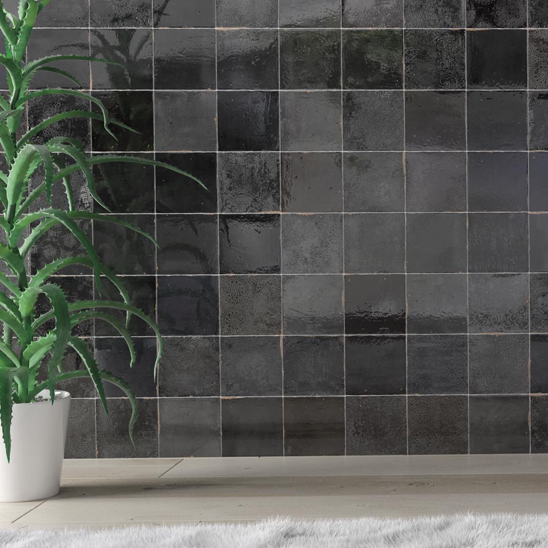 Carrelage d'intérieur / mural / en céramique / à motif - ZELLIGE DECOR