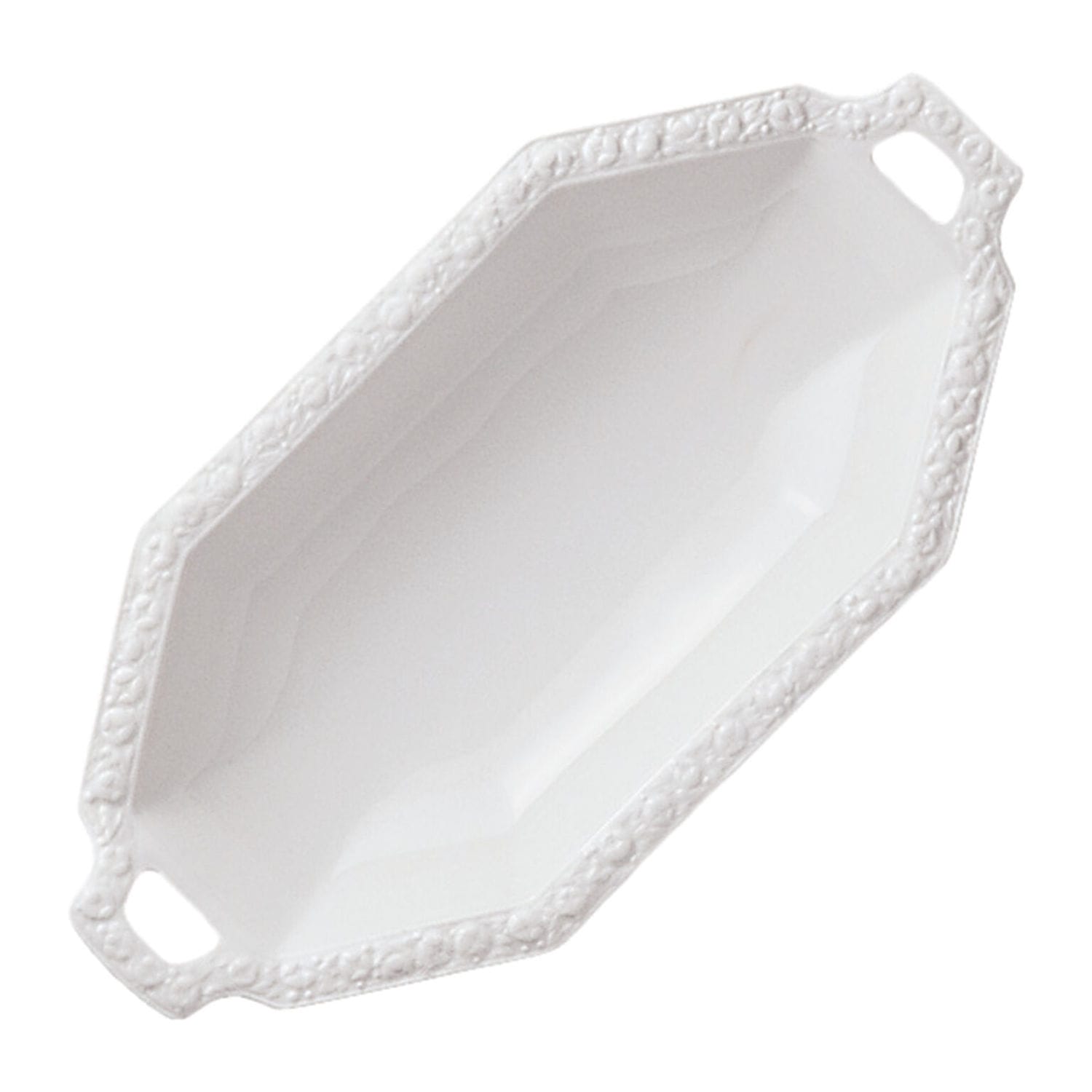 Rosenthal, plat en porcelaine à fond bleu nuagé