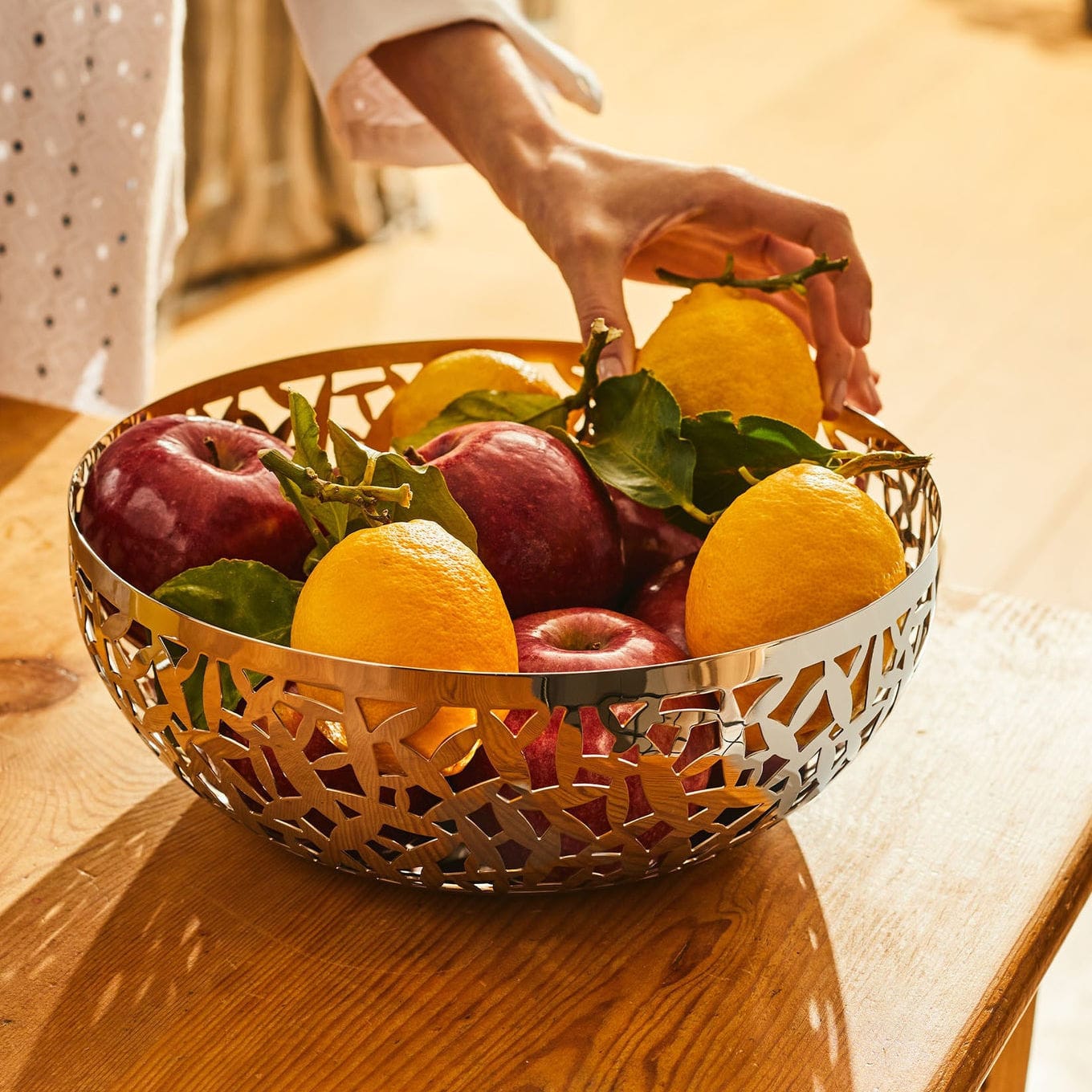 Corbeille à Fruits Alessi Trinity Basket Inox