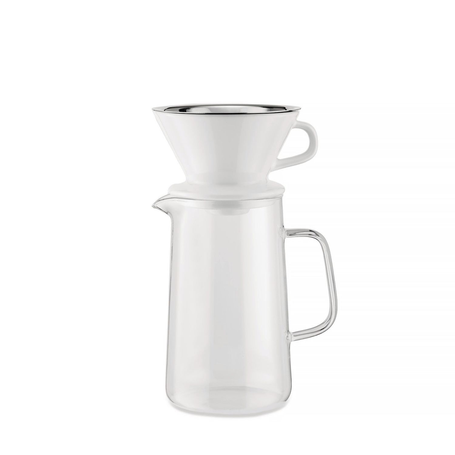 Homoyoyo Pichet à Mousse Porcelaine Blanche 450 Ml - Verseuse Lait Café Thé Élégante Et Pratique