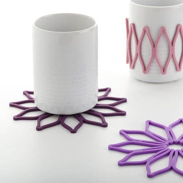Lot De 6 Dessous De Verre En Silicone Antidérapants H&S - Anti-Taches, Résistants à La Chaleur, Pour Intérieur/Extérieur