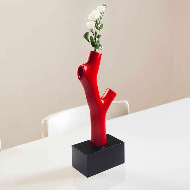 Vase contemporain KORALL Qeeboo en polyéthylène / sur mesure