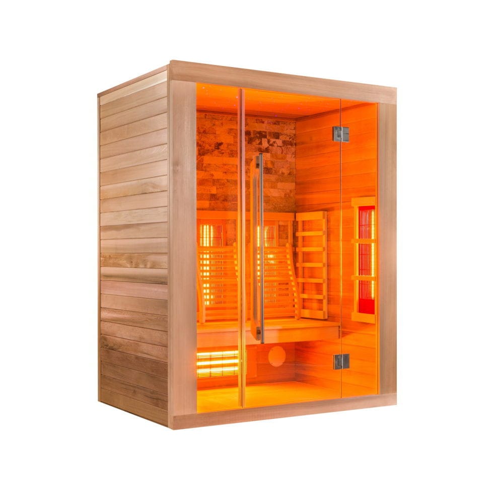 Sauna infrarouge CHALEUR DE LUXE Alpha Wellness résidentiel / en bois