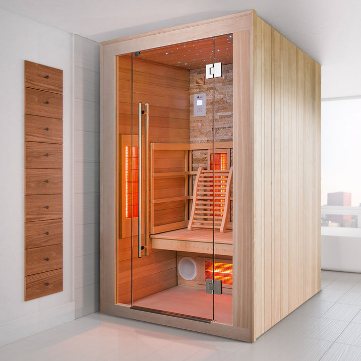 Sauna infrarouge CHALEUR DE LUXE Alpha Wellness résidentiel / en