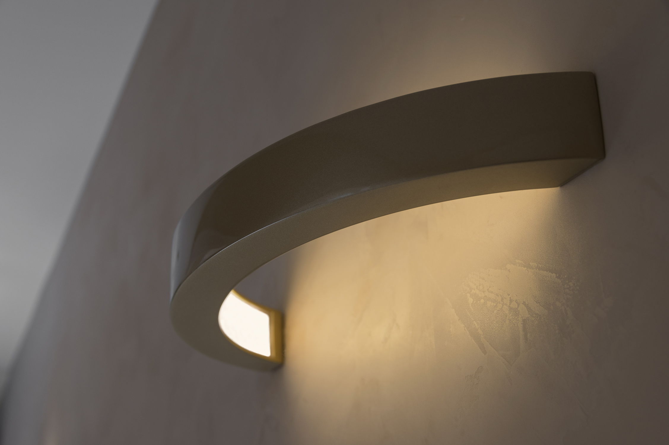 Applique murale contemporaine / en aluminium / en polycarbonate / à LED OLALA 180 by Peter