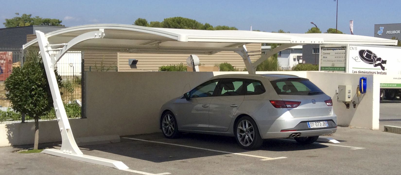 Abri De Voiture En Acier Inoxydable, Abri De Voiture Avec Verrou, Abri