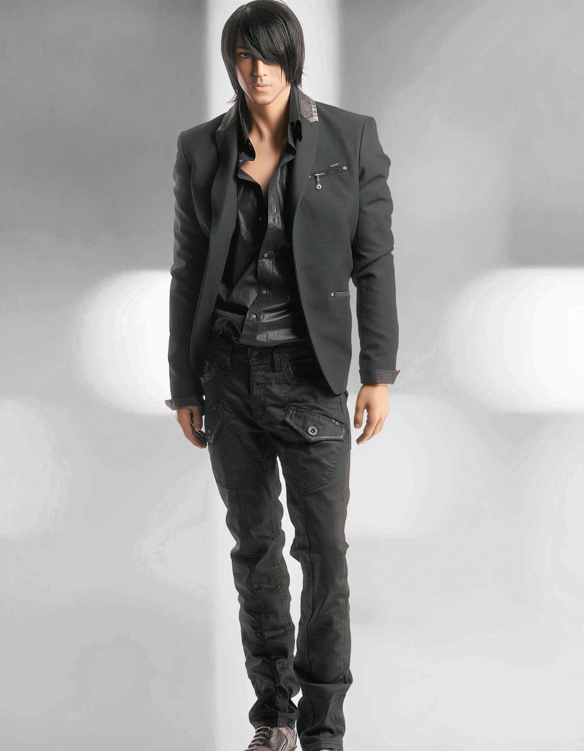 MANNEQUIN DE VITRINE HOMME SANS TETE FIBRE DE VERRE | Displetech