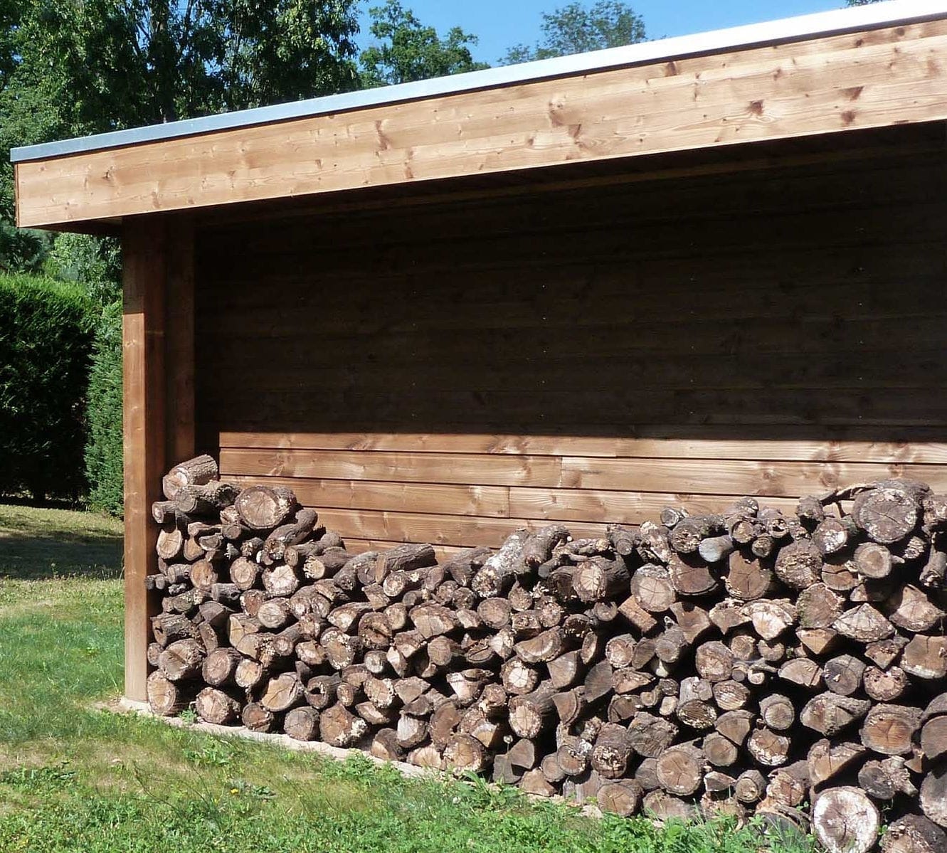 Abri bûches Avranches MODULAND