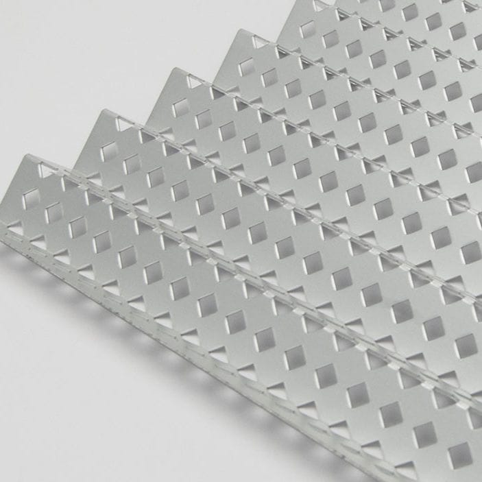 Bande De Tôle Aluminium/inox Perforée 1 M - Épaisseur 1 Mm, Finition Brossée - Pour Bricolage