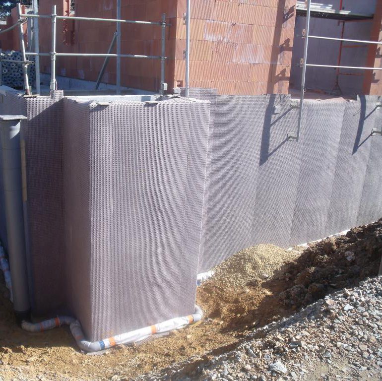 Nappe De Protection Alvéolaire Pour Mur Enterré