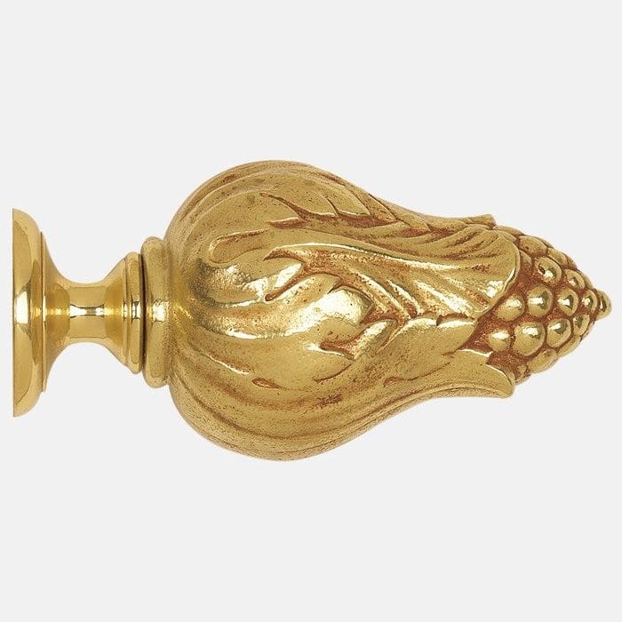 Lot de 2 embouts décoratifs pour tringle à rideaux - Noir.[Z2411 Lot de 2 embouts décoratifs pour tringle à rideaux - Noir.[Z2411