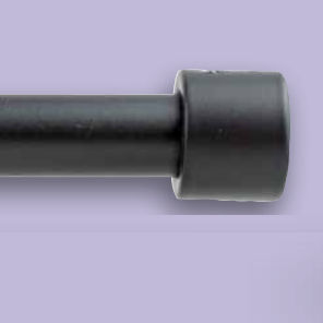 Kit Tringle Rideaux Pivotante Pour Porte - 1M20 - Satiné