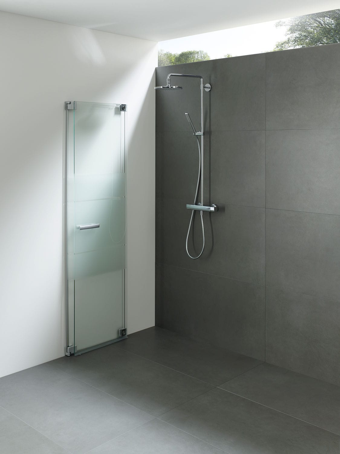 Cabine de douche à l'italienne / en verre / en verre trempé / en