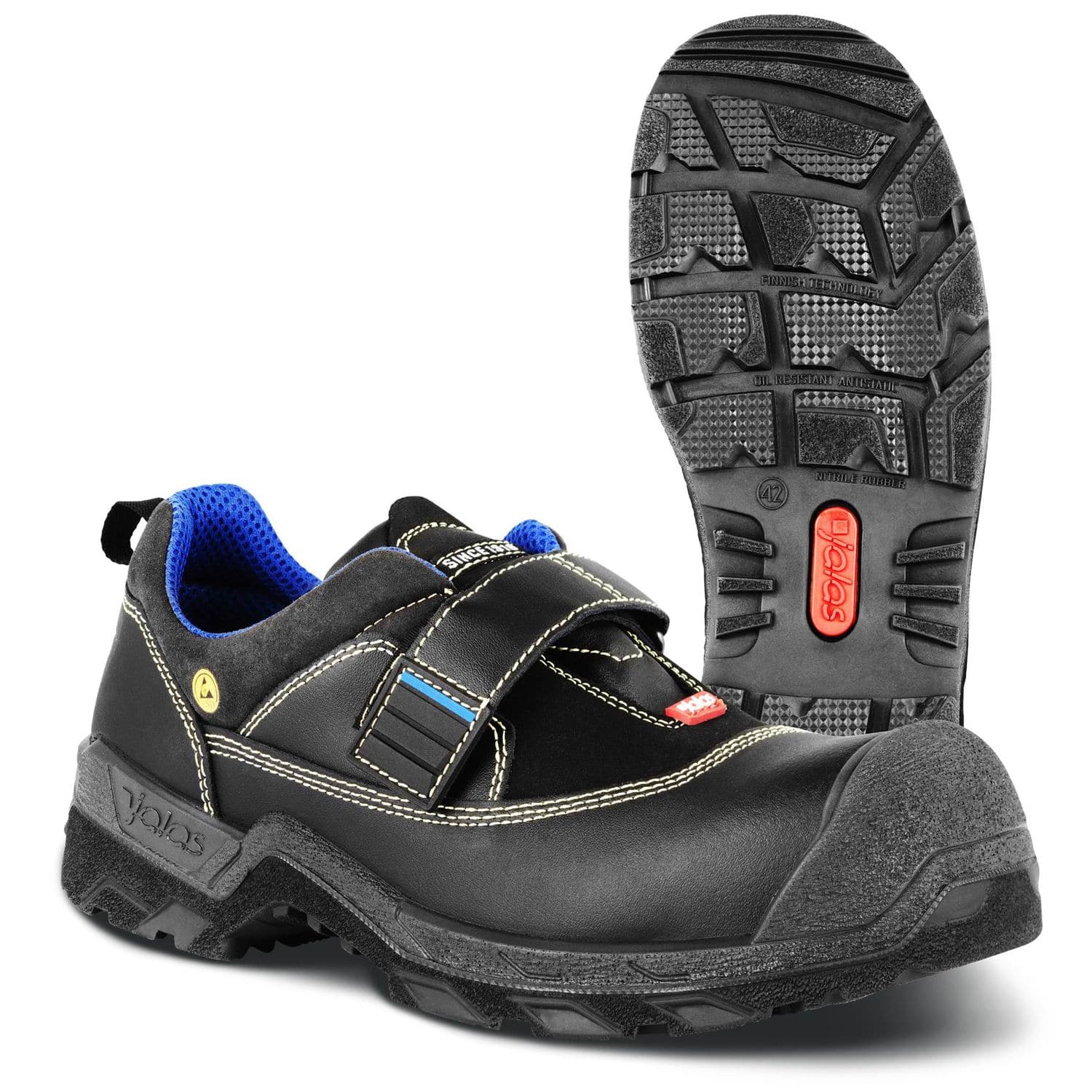 Jalas 1538 Terra – Chaussures De Sécurité Basses – Embout Aluminium, Semelle Anti-perforation – Norme S3 SRC – Taille 36