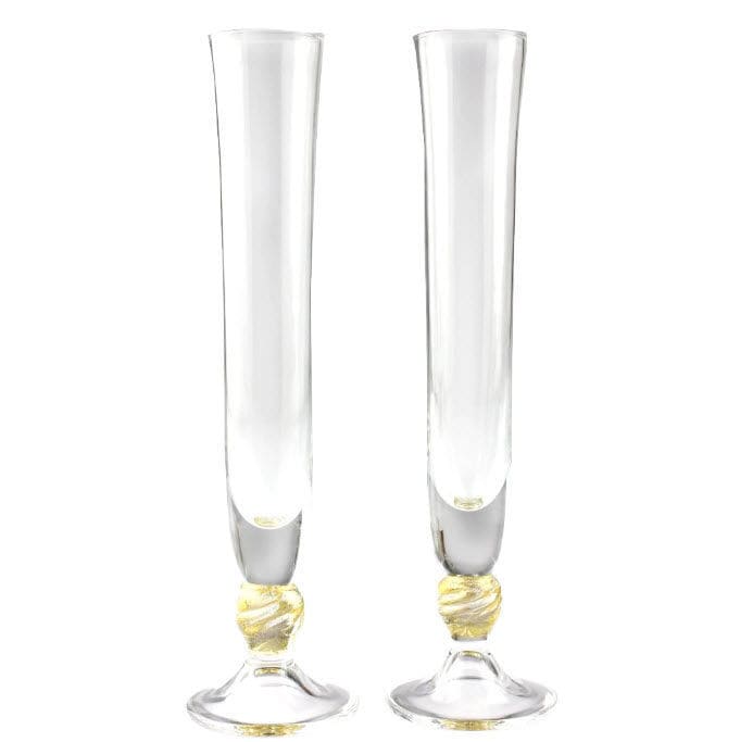 Flûte à champagne en verre soufflé TOAST YOU & ME Original Murano Glass s.n.c. en verre