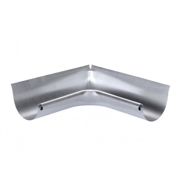 Gouttières Demi-rondes Acier Galvanisé LPP - Gris - 4 Mètres (Modèle GAG4M-2540)