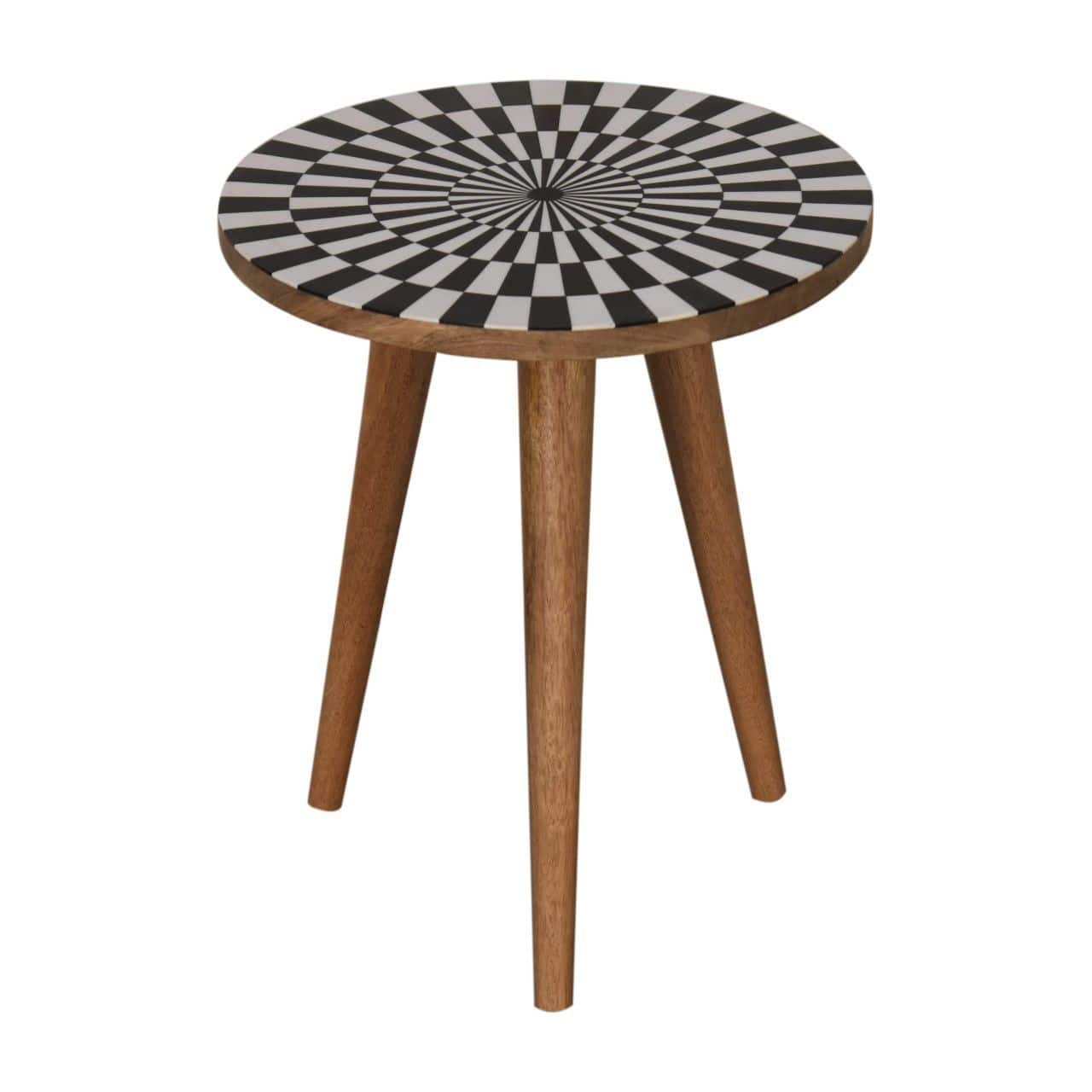 Table d'appoint design scandinave SPIRAL Artisan Furniture en bois massif / avec piètement