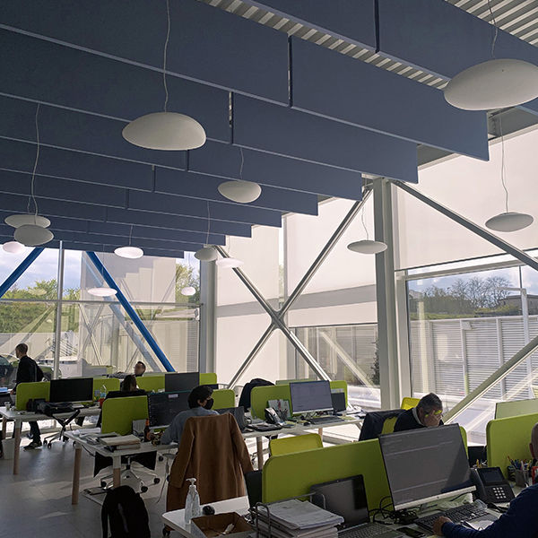 Baffle acoustique en aluminium DECHO® BAFFLES Acustico en acier