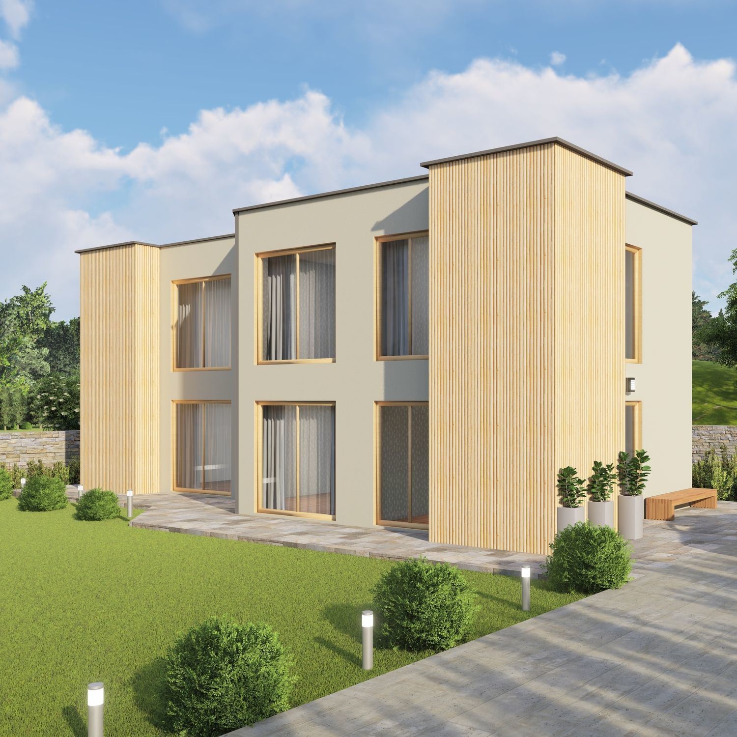 Maison préfabriquée VILLA ELECTRA Frame House group Sia