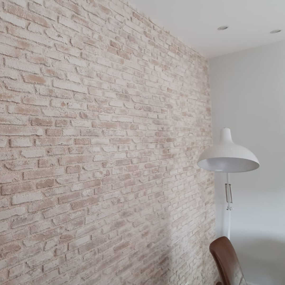 Panneaux De Façade AMK Aspect Brique - Lot De 9.4 M² - Pour Intérieur/extérieur, Facile à Poser