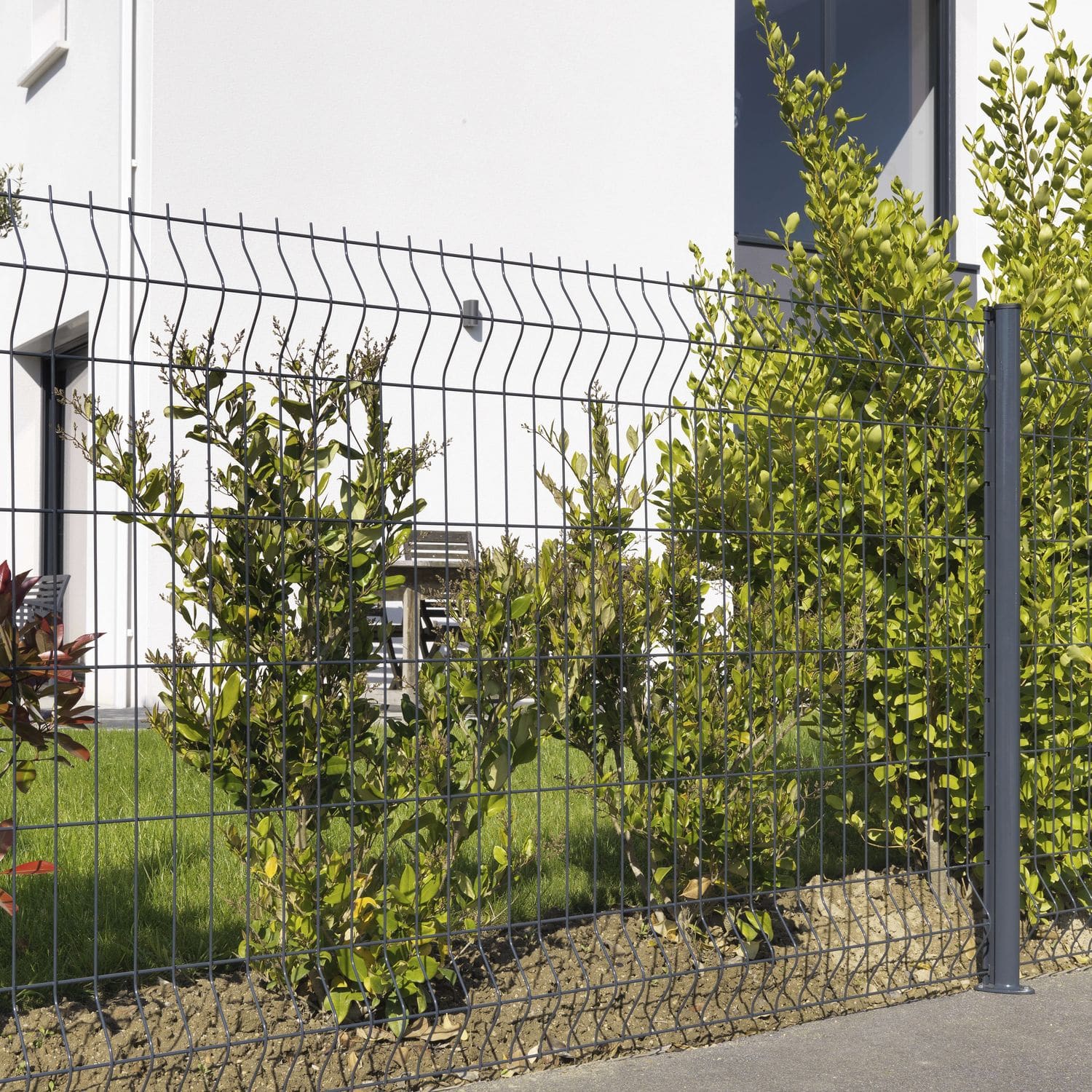 Clôture En Treillis Métallique Avec Bride Vert 2,2x10 M CFW51346 | Leroy Merlin