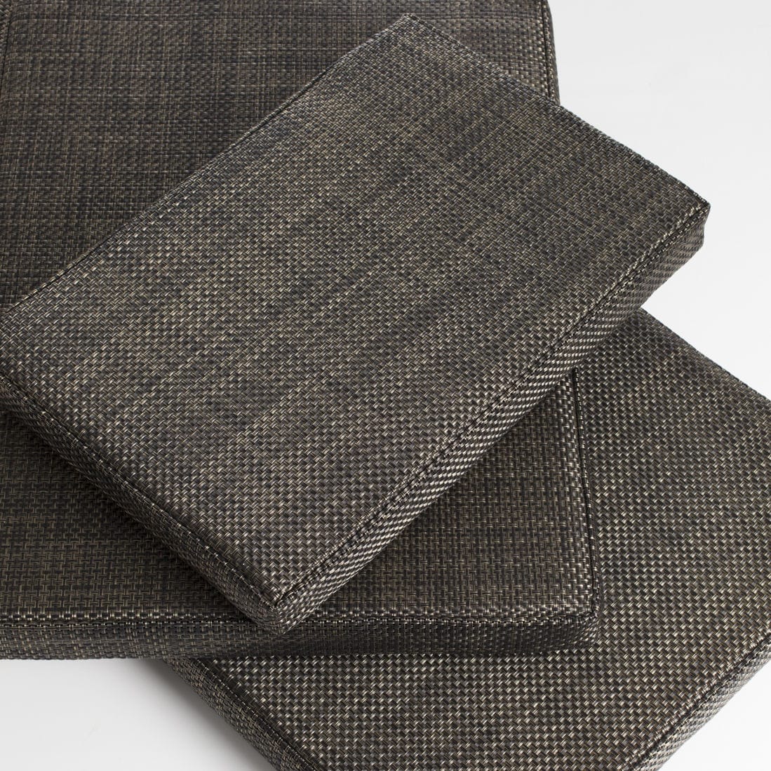 Tissu d'ameublement BASKETWEAVE Chilewich Sultan LLC à rayures