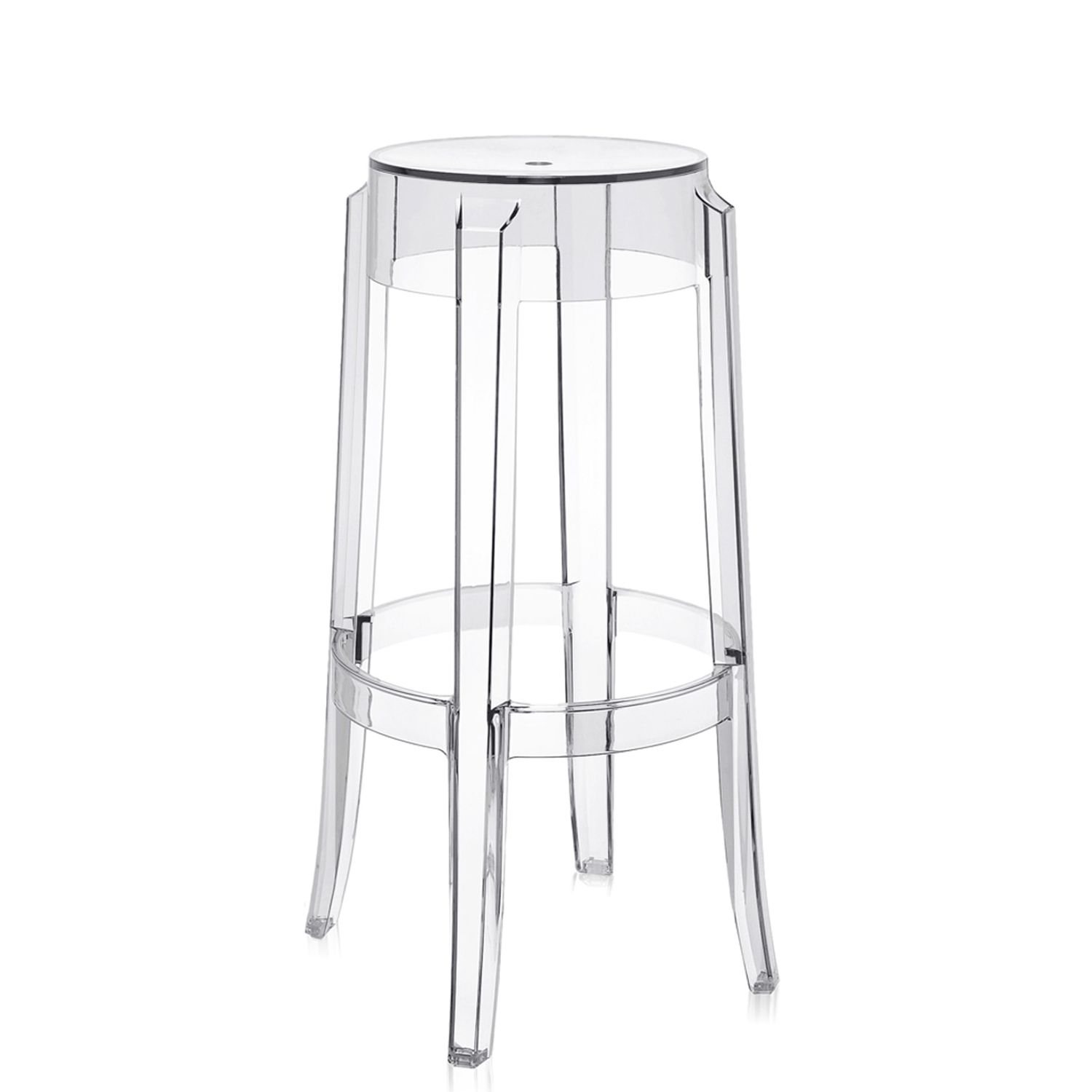 Tabouret de bar contemporain CHARLES GHOST Kartell en
