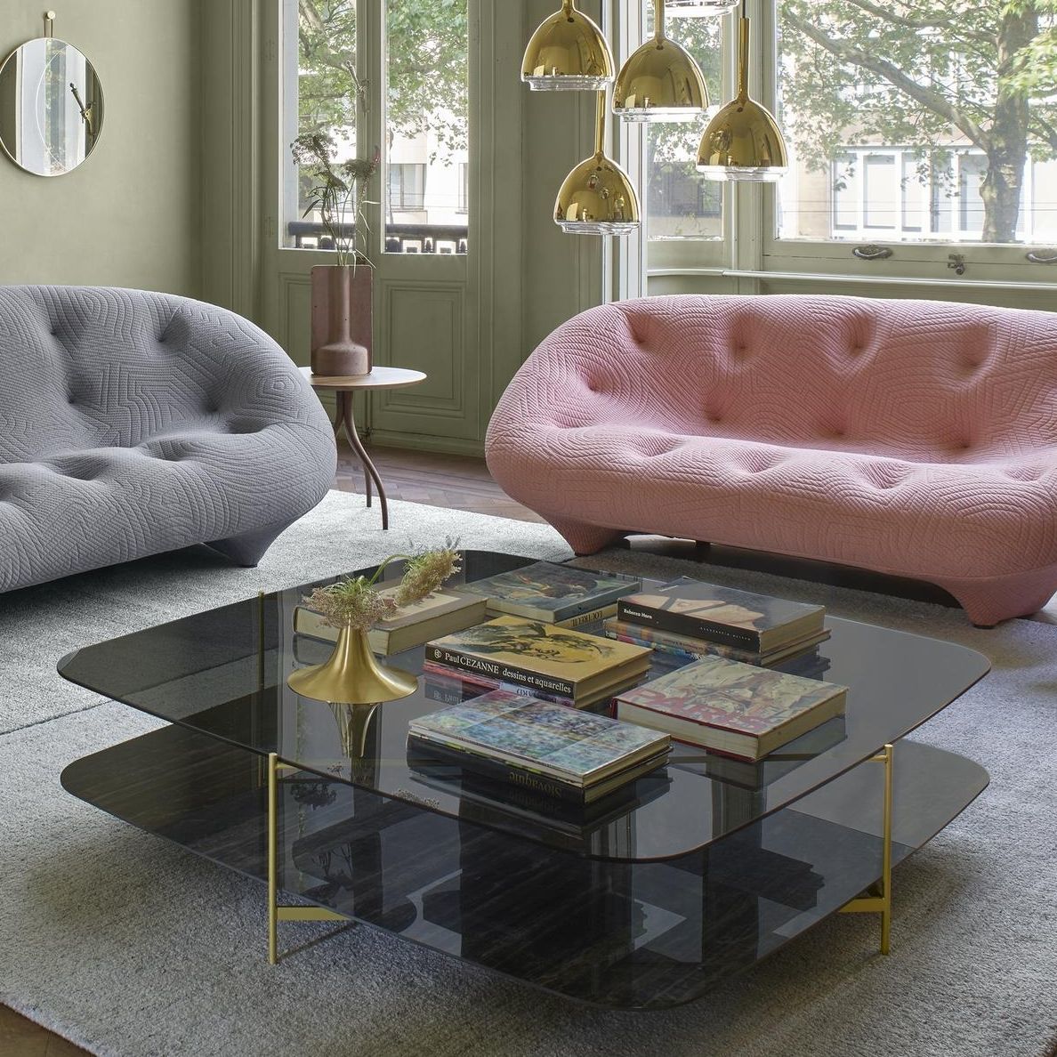 Table Basse Verre Ligne Roset d'occasion