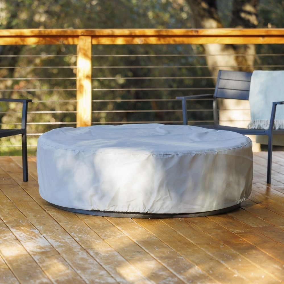 Housse Pour Barbecue Rond Ø70 X H75 Cm - Polyester 600D étanche & Anti-UV - Terre Jardin - 9