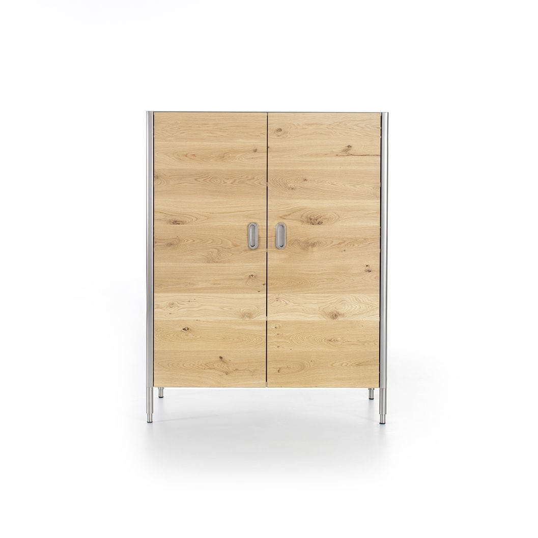 Armoire de rangement pour cuisine contemporain 128/165 DISPENSA/2 ALPESINOX en chêne / en