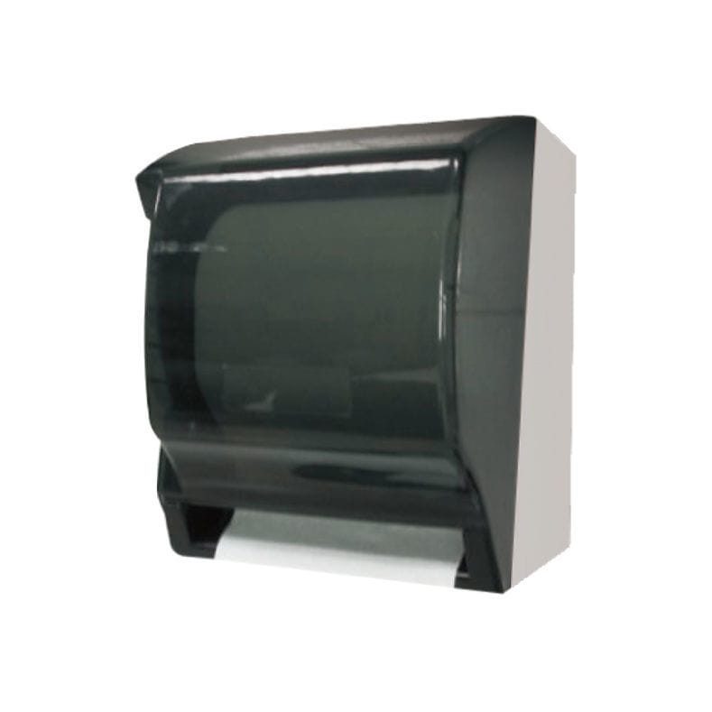 LIROPAU Distributeur Essuie Mains,Distributeur Papier Essuie Main,Distributeur Papier Mural,pour Pliées En C, Z Essuie Mains,pour Salle De Bains, Bureau Et Cuisine, 200 Tirages - Noir