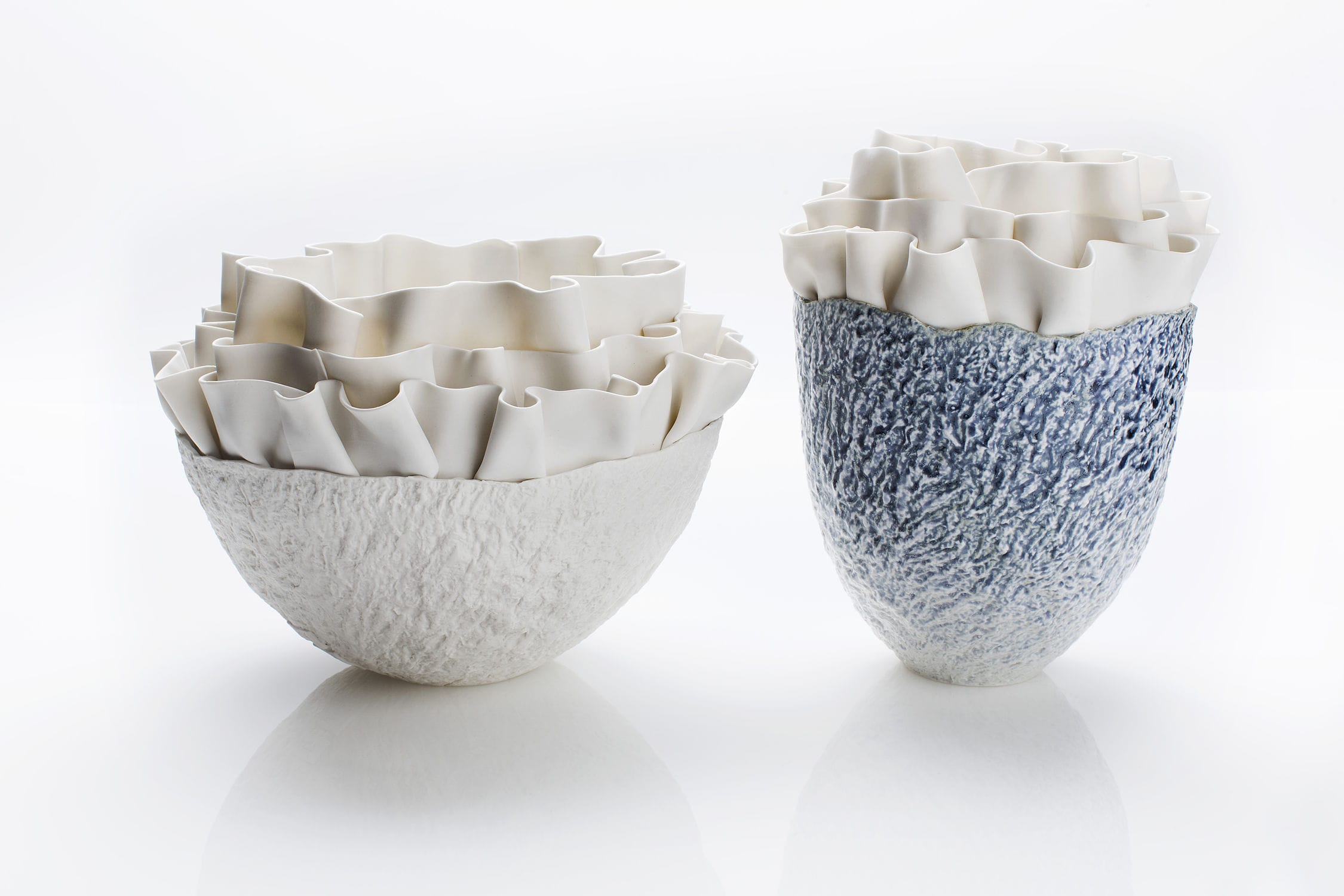 Vase contemporain AC12 W FOS CERAMICHE en porcelaine / fait main Vase contemporain AC12 W FOS CERAMICHE en porcelaine / fait main