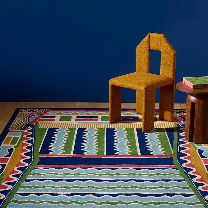 Tapis contemporain - Lule - PIERRE FREY tissus - géométrique / en laine ...