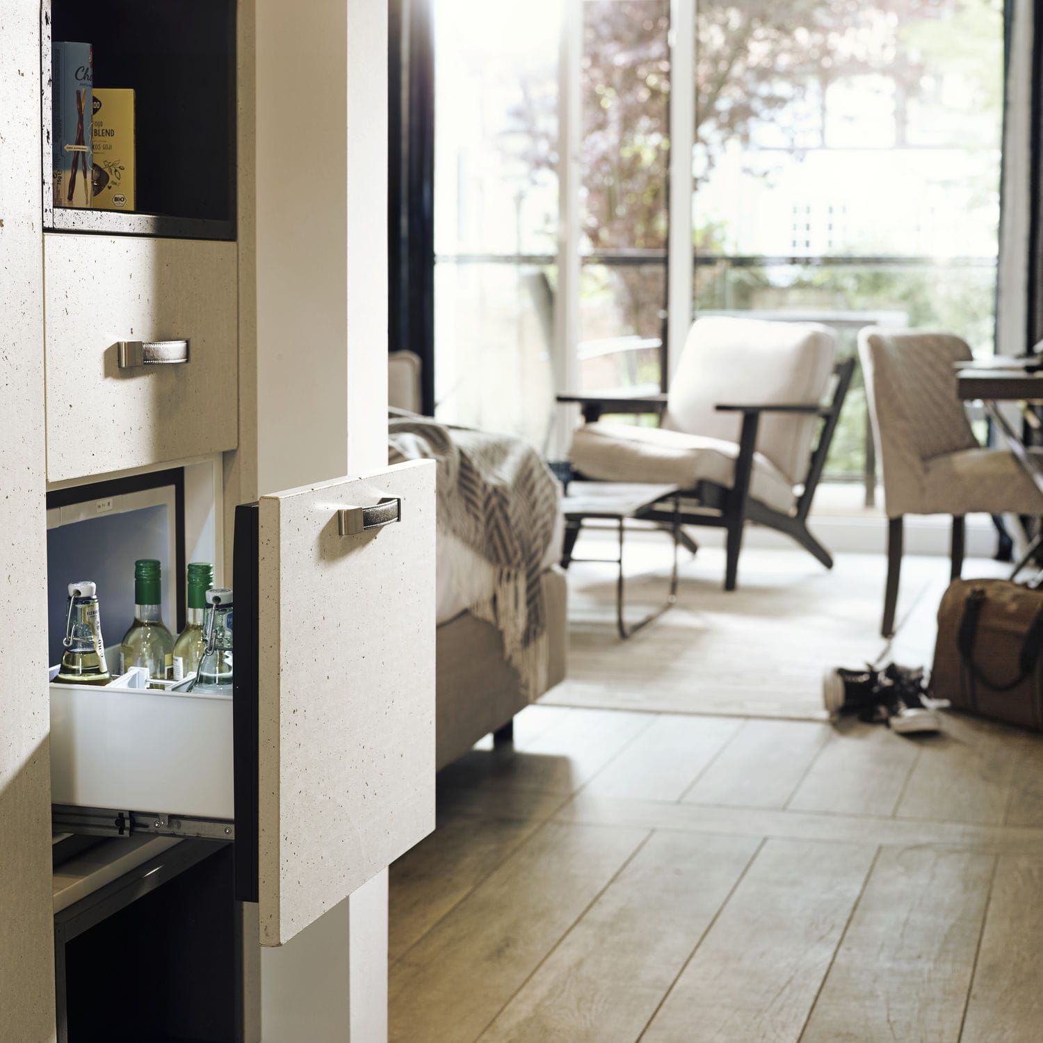 Minibar compact - PRIMO UK - Minibar Systems - vitré / à tiroir / coffre