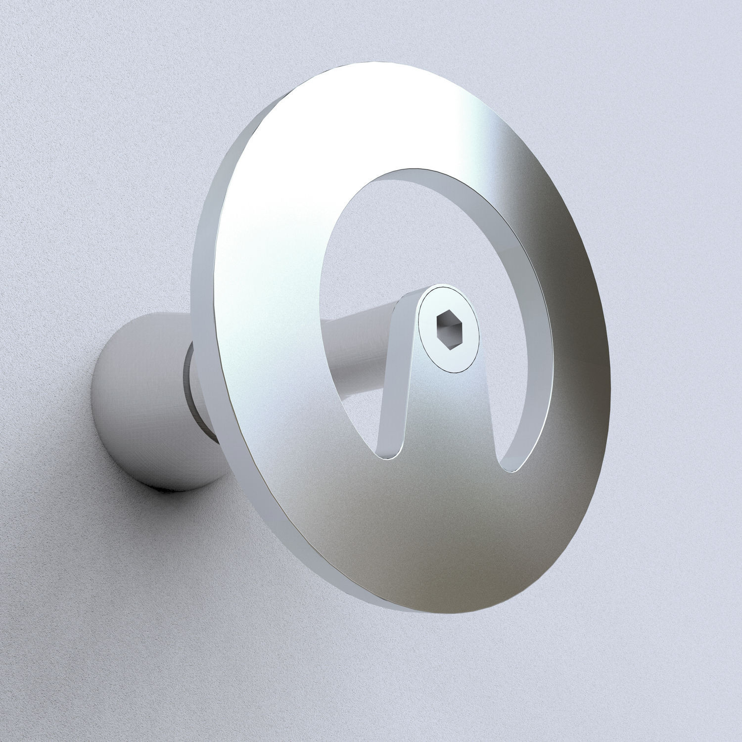Patère design minimaliste - ORBIT 20 - INSILVIS - en acier Patère design minimaliste - ORBIT 20 - INSILVIS - en acier